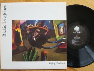 Rare Vintage Vinyl - Rickie Lee Jones - Flying Cowboys - Geffen Records Ghs 24246 - Nm