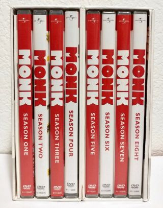 Monk: The Complete Tv Series Dvd 32 - Disc Box Set - Rare