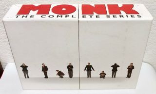 Monk: The Complete TV Series DVD 32 - Disc Box Set - Rare 2
