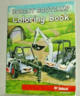 Bobcat Bootcamp Coloring Book 2008 26 Pages Official Licensed Merchandise Rare