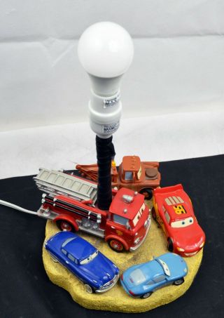 Disney Pixar Cars 3d Lamp - Rare - Proof