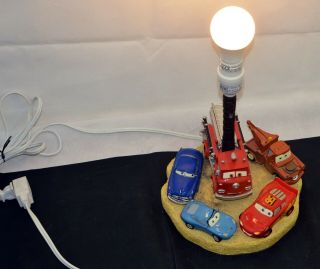 Disney PIXAR CARS 3D Lamp - RARE - PROOF 3