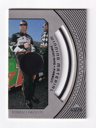 1998 Upper Deck Road To The Cup Winning Materials W4 Bobby Labonte Bv$40 Rare