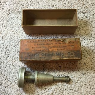 Little Giant Faucet Seat Beveling Tool Vintage Plumbing Leak Proof