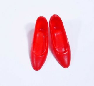 Htf Vintage Francie Dolls Red Soft Heels Shoes Japan