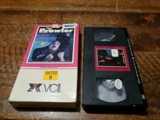 The Prowler Vhs Tape Rare Horror Slasher Movie Vintage 1981 Rare Tom Savini Gore