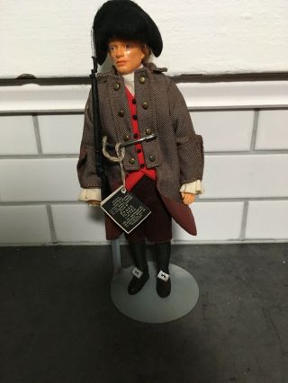 Vintage Peggy Nisbet Paul Revere Costume Doll W/ Tag Made In England