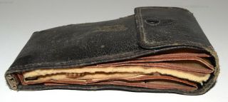 Rare Antique 1909 Cooper Fly Book Co.  San Francisco Fly Fishing Leather Wallet