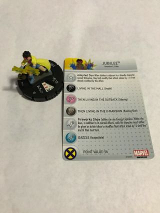 Heroclix Wolverine And The X - Men Set Jubilee 047a Rare W/card