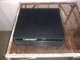 Rare Official Nintendo 64 Black Storage Drawer 24 Cartridge Game Holder Case N64