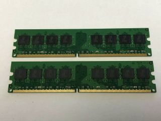 Kingston KVR800D2N6/4G 4GB DDR2 800MHz PC2 - 6400 Memory RARE x 2 Sticks 3