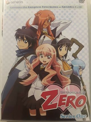 The Familiar Of Zero: Series One (dvd,  2010,  3 Disc Set) - Rare Geneon