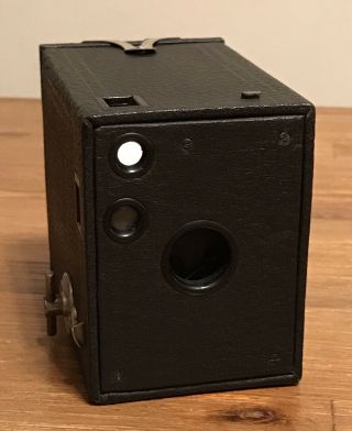 Antique 1903 Kodak Brownie No.  0 Model A Box Camera 127 Film - Work