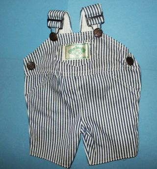 Vintage Cabbage Patch Kids Cpks Engineer Striped Overalls 1983