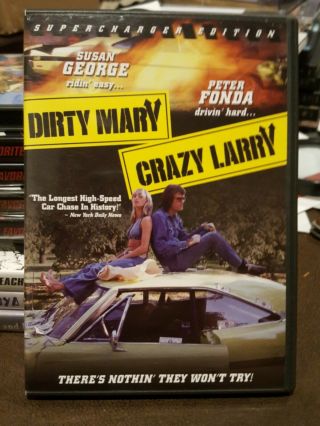 Dirty Mary Crazy Larry Rare Anchor Bay Supercharged Edition Dvd Peter Fonda