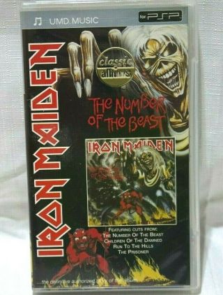 Iron Maiden - Number Of The Beast Classic Album [umd For Psp] - Rare