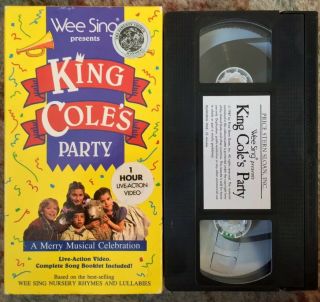 “wee Sing: King Cole’s Party” Vhs Rare Euc