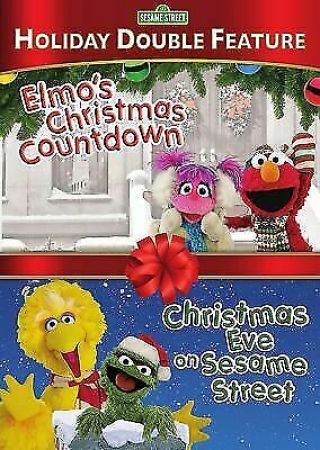 Sesame Street Elmos Christmas Countdown/christmas Eve On Sesame Street Rare Dvd