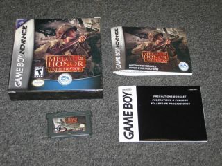 Medal Of Honor: Infiltrator Authentic Gameboy Advance Very Rare Game Complete