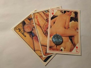 Vintage adult 18,  playing cards,  very rare 3