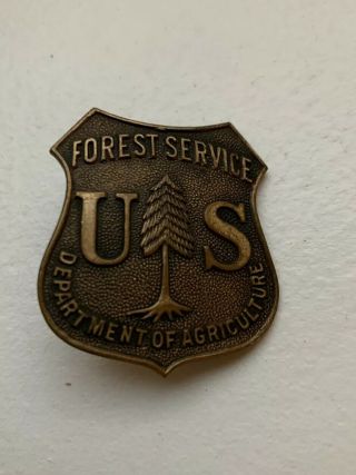 Rare Vintage Forest Service Department Of Agriculture Badge