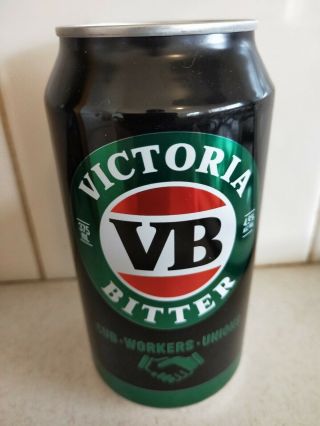 Victoria Bitter - Vb - " Cub Workers Unions " - Very Rare & Limited Beer Can