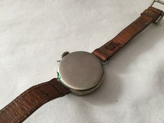 VINTAGE MILITARY STYLE TRENCH WATCH NEEDS SERVICING. 2