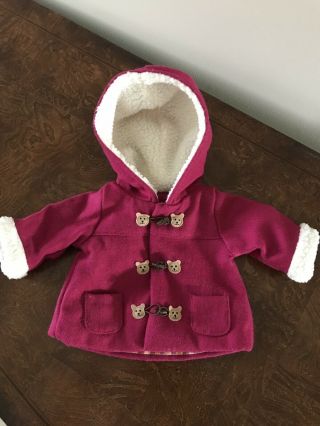 American Girl Bitty Baby Toggle Coat Set; Rare; COMPLETE SET W/ BOX 2