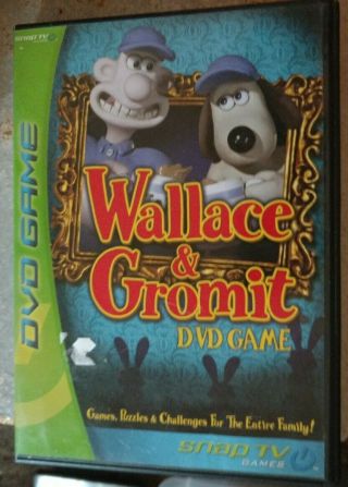Wallace And Gromit Dvd 2005 Htf Rare Game Snap Tv Oop