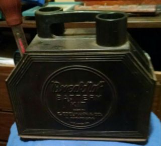 Antique Battery Box From An Old Auto Shop