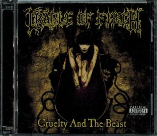 Cradle Of Filth ‎– Cruelty And The Beast 2xcd - Bonus Tracks - Oop - Rare Lmtd