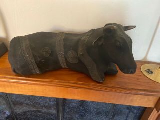 Figure Of A Sacred Cow/.  With Makers Mark