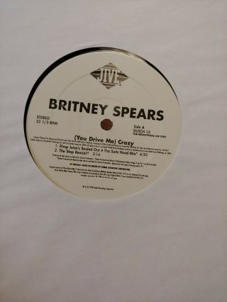 Britney Spears - (you Drive Me) Crazy 12 " Double Dj Promo Only Vinyl Lp Rare Oop