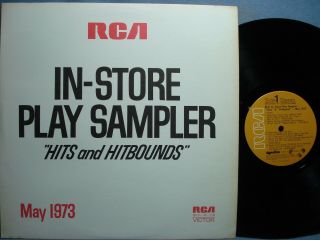 David Bowie,  Elvis Presley,  Steely Dan,  Rare Rca In - Store Play Sampler Lp 1973
