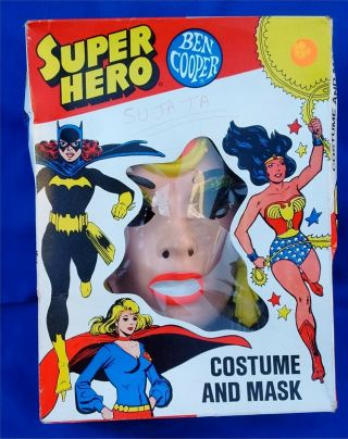 Extremely Rare Vintage 1976 Isis Ben Cooper Halloween Costume W/ Box Saturday Tv