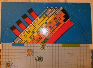 Extremely Rare (1976) The Sinking Of The Titanic Board Game Complete - Euc
