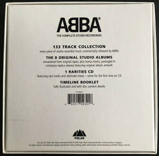 ABBA ' The Complete Studio Recordings ' Rare EU 9CD box - set 2