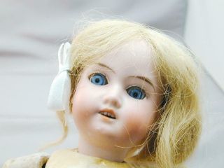 Antique German Bisque Head Doll Sleep Eyes Open Mouth Teeth 390 A 5/0 x M 2