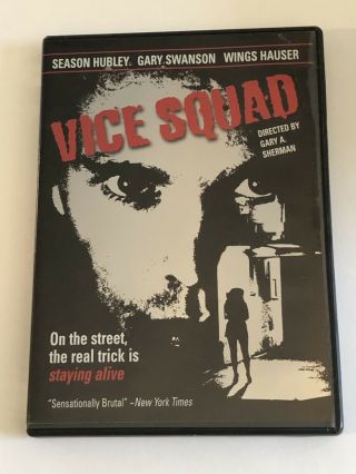 Vice Squad (dvd) Oop Rare Season Hubley Gary Swanson Wings Hauser Like