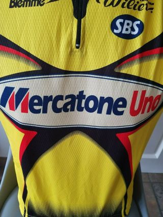 Mercatone UNO Biemme Wilier Vintage Retro Rare Cycling Jersey Road Bicycle 2