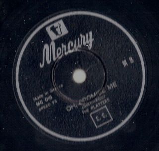 Platters - Oh,  Promise Me - Only Because Mega Rare Greek 78 Plays Vg,