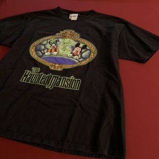 Vintage Disney Haunted Mansion 1990s Shirt Mickey Goofy Vtg 90s Rare Ghosts Tee