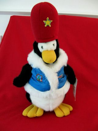 Vtg Santa Bear 1989 Captain Jingle Penguin Plush Dayton Hudson/ Marshall Fields 2