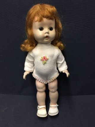 Vintage 1950s Littlest Angel Doll R &b Hard Plastic Arranbee Bent Knee Walker