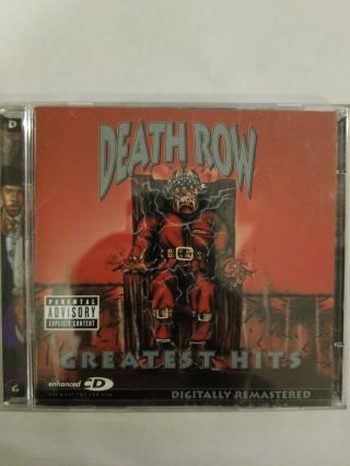 Rare Us Og Press Death Row Greatest Hits 2 Cd No Barcode Like Collectible