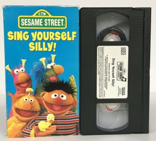 Sesame Street Sing Yourself Silly (vhs,  1990) Very Rare Sony Wonder Edition