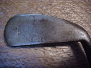 Antique Hickory Shaft Golf Club J.  Shearman Special Cleek Right Handed