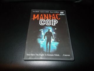 Maniac Cop Dvd : Horror,  Rare,  Bruce Campbell,  Tom Atkins