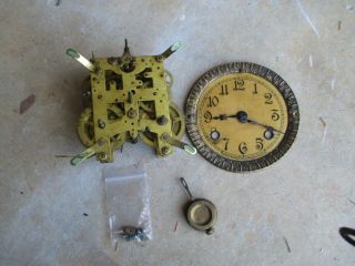 Antique Haven Wall/mantle Clock Face/movement Parts Repair