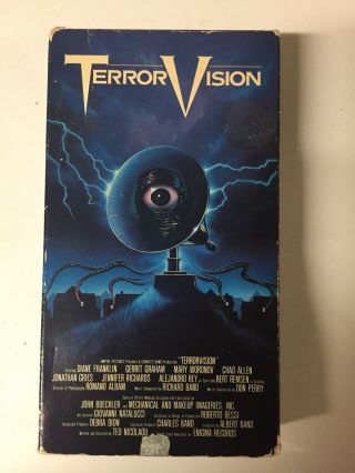 Terror Vision Vhs Horror Rare Lightning Video Release 80’s Horror Cover Art